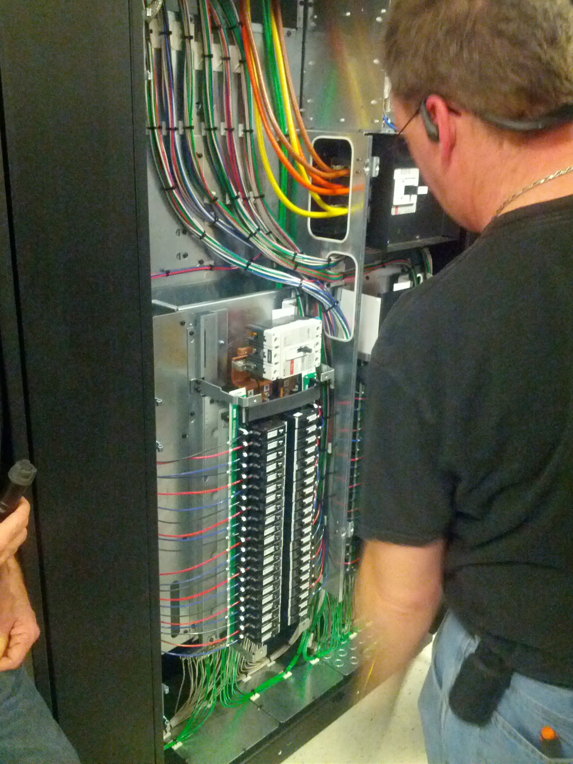 Electrical load center and breaker panels